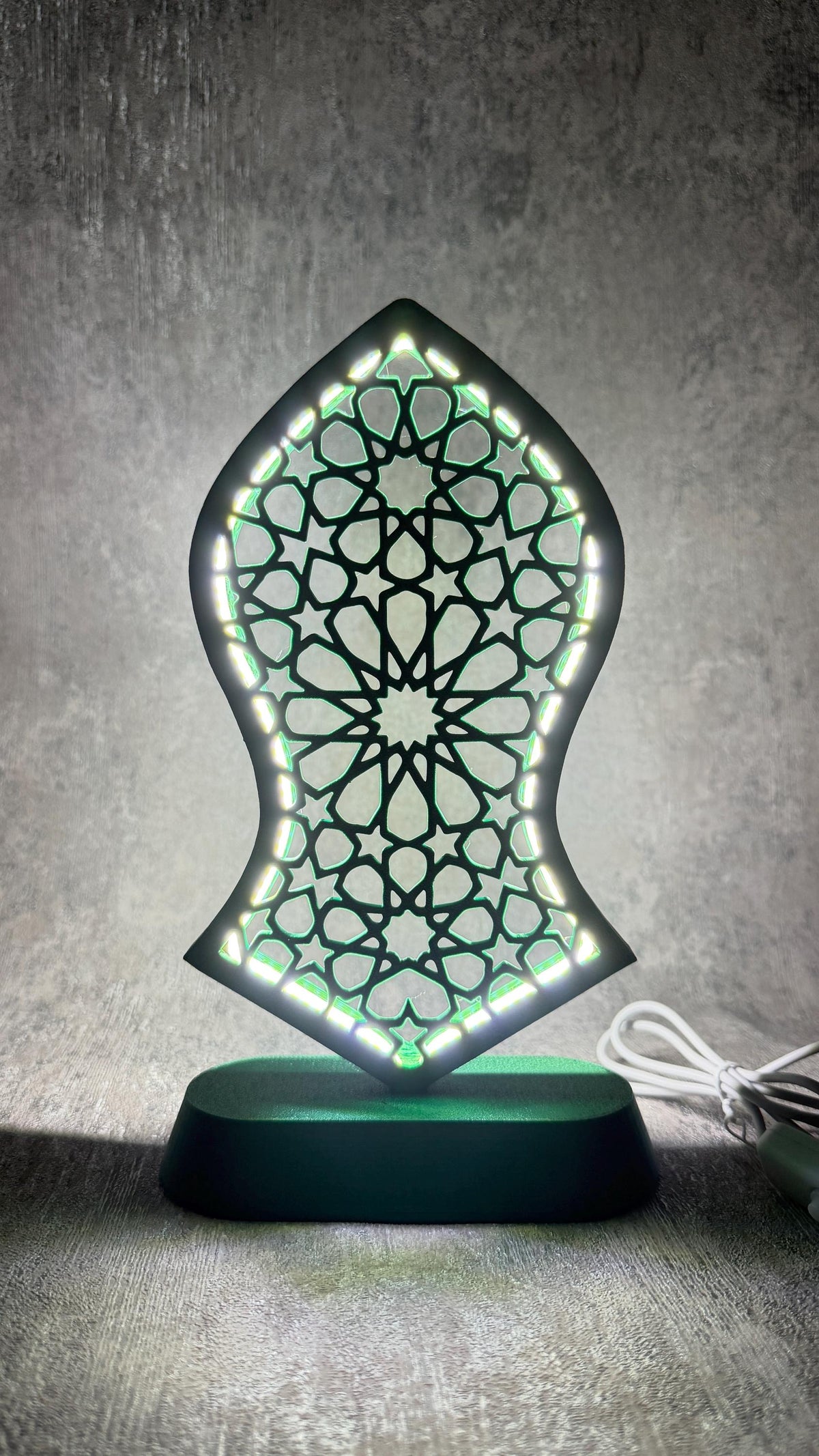 Personalised Umrah Mubarak LED Gift, Islamic Keepsake, Hajj Gift, Muslim Home Decor, Custom Family Gift