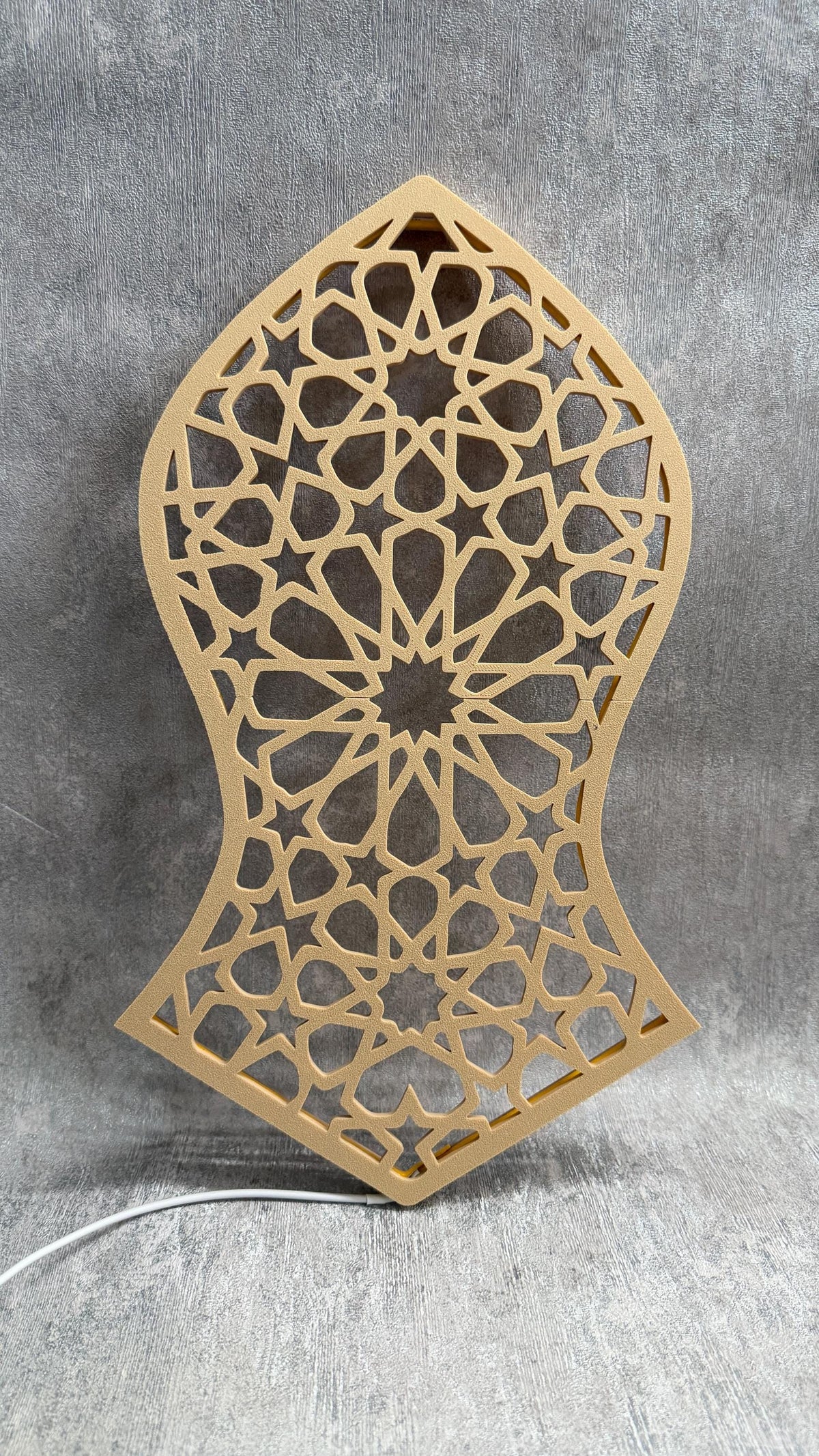 Blessed Nalayn LED Wall & Window – Geometric Islamic Decor, Mawlid Gift, Milad Decor