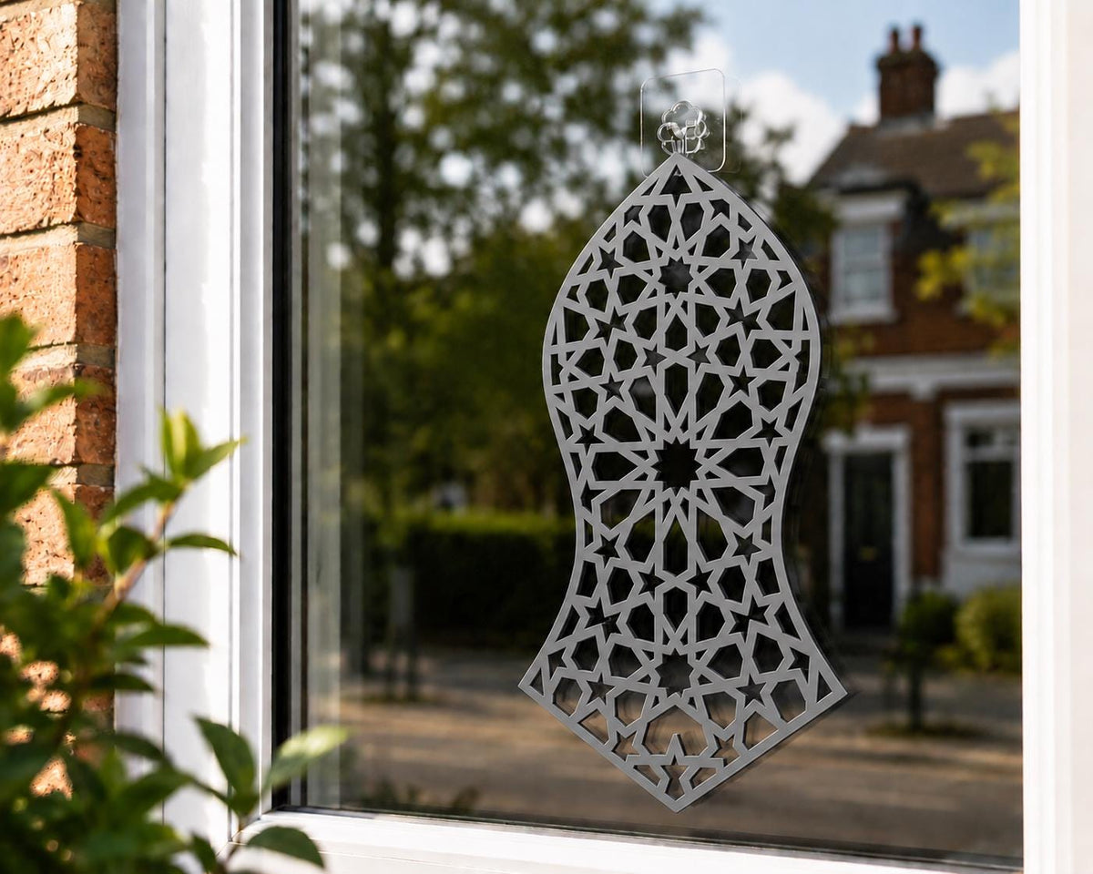 Blessed Nalayn Sharif Islamic Window Decoration | Mawlid Home Decor