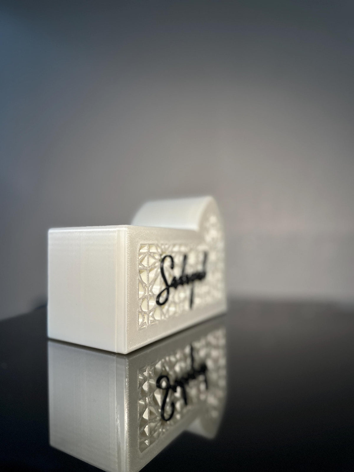 Elegant Personalised Sadaqah Box | Islamic Decor | Eid Gift | Money Box