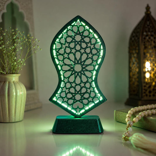 Islamic Wall Decor | Nalayn Mubarak Wall Art | Islamic Home Decor | Muslim Gift | Islamic Gift | Ramadan Decor | Desk Lamp